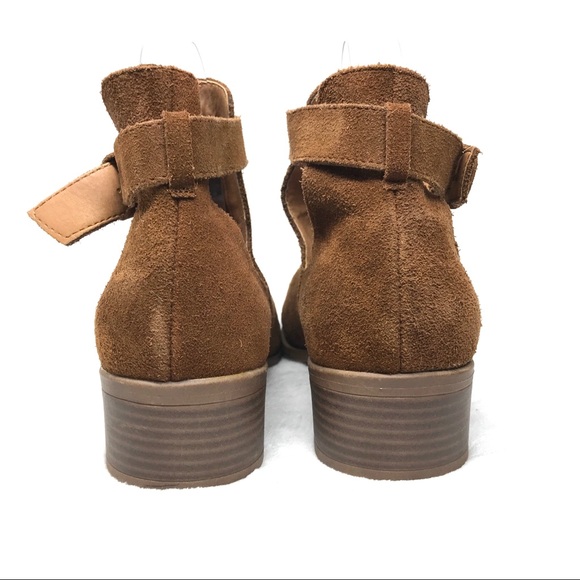 Steve Madden Ankle Boots Duncan Brown Suede Size 8 - Picture 6 of 10